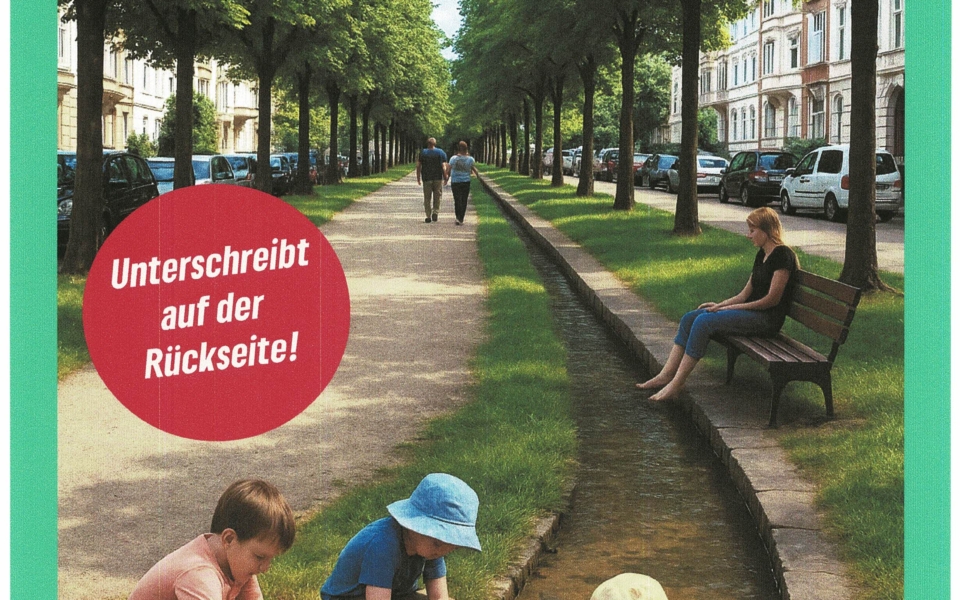 Bürger:innenantrag zur Offenlegung des Beverbachs  in der Viktoria- und in der Oppenhoffallee