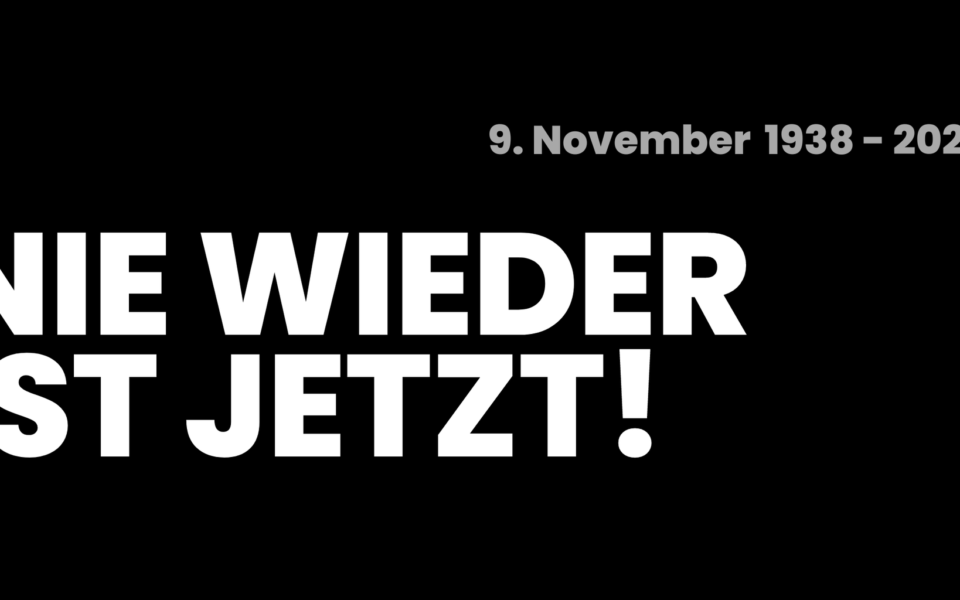 Progromnachtgedenken am 9. November